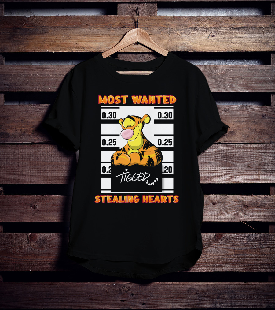 Most Wanted Tigger Stealing Hearts T-Shirt