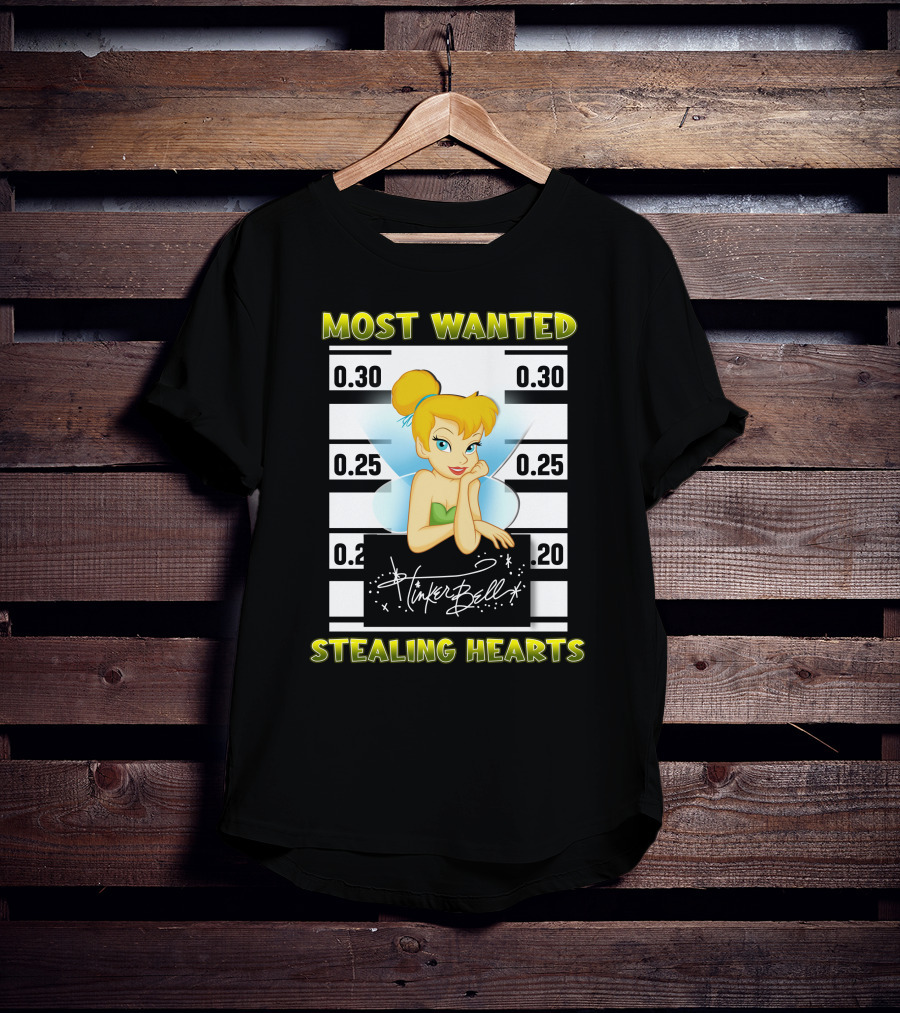 Most Wanted Tinkerbell Stealing Hearts T-Shirt