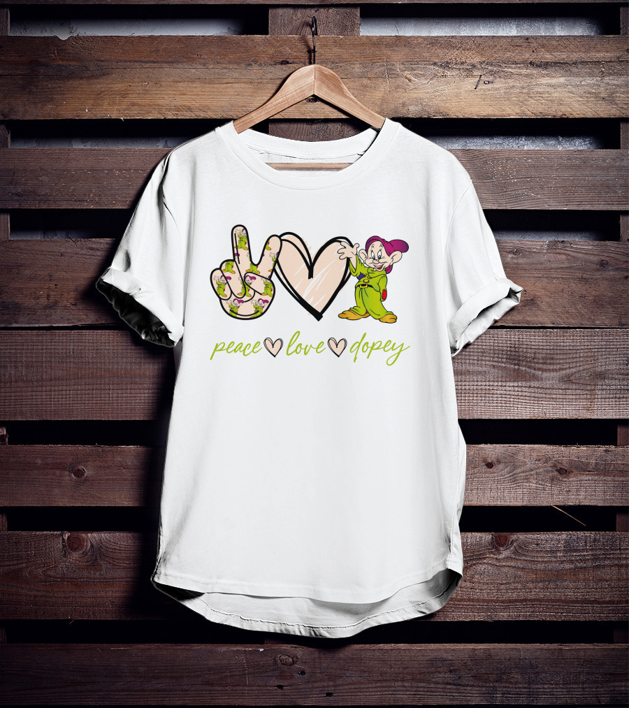 Peace Love Dopey T-Shirt