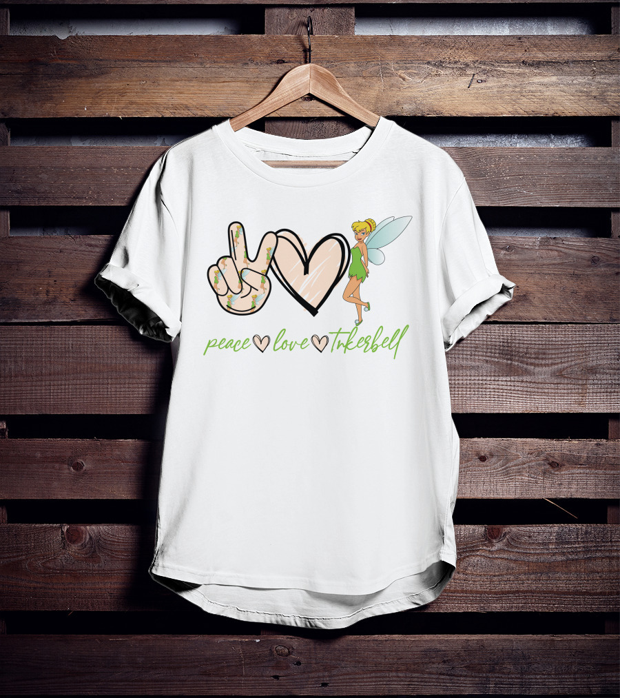 Peace Love Tinkerbell T-Shirt