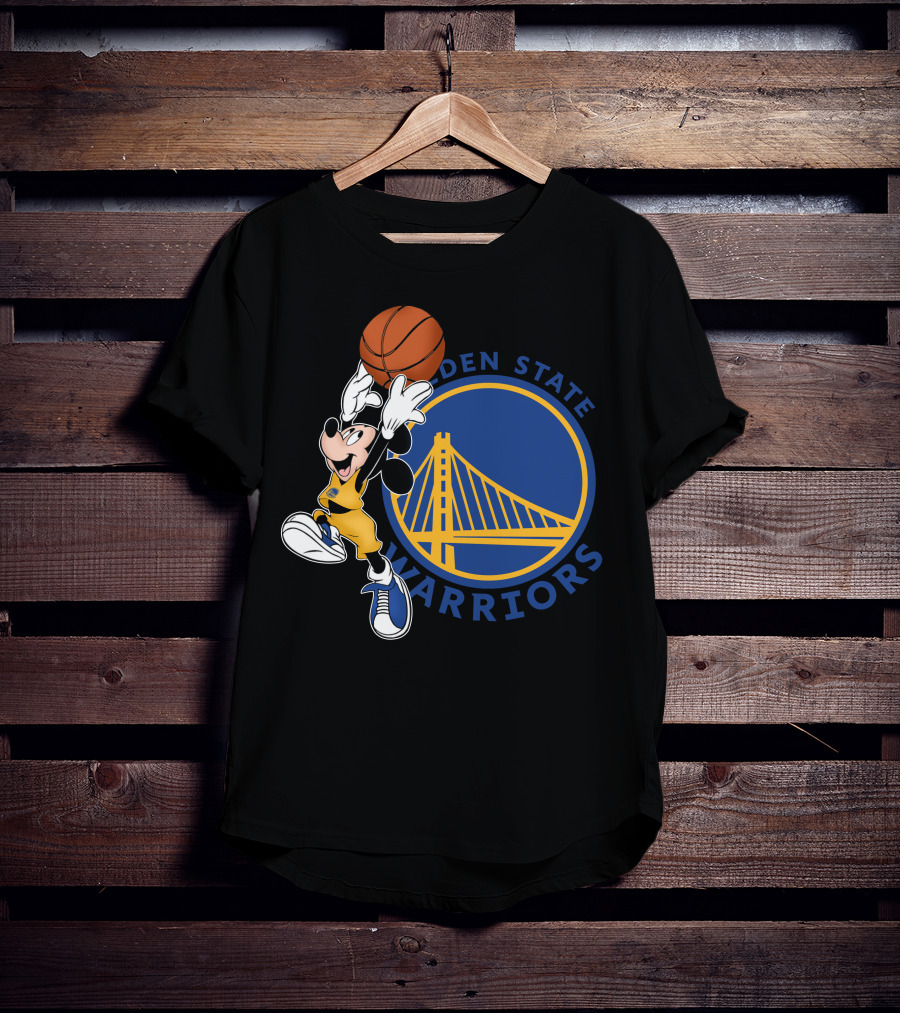 Mickey Golden State Warriors Basketball T-Shirt