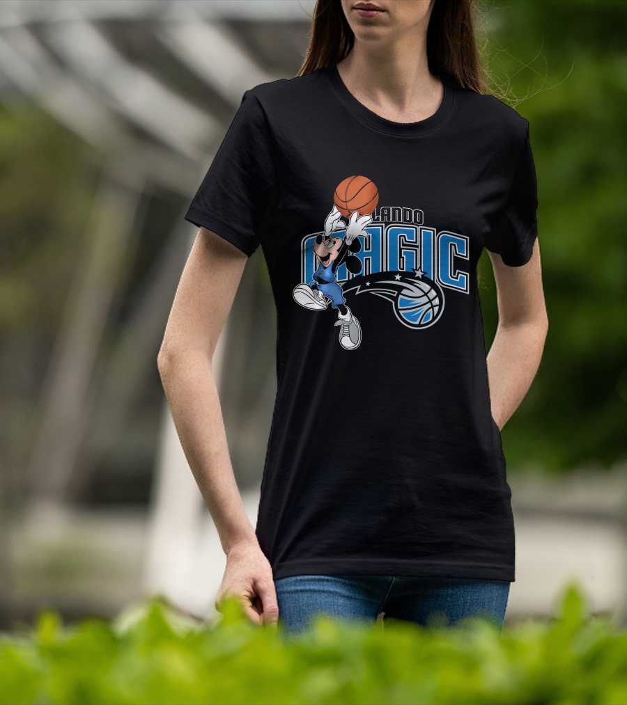 Mickey Orlando Magic Basketball T-Shirt