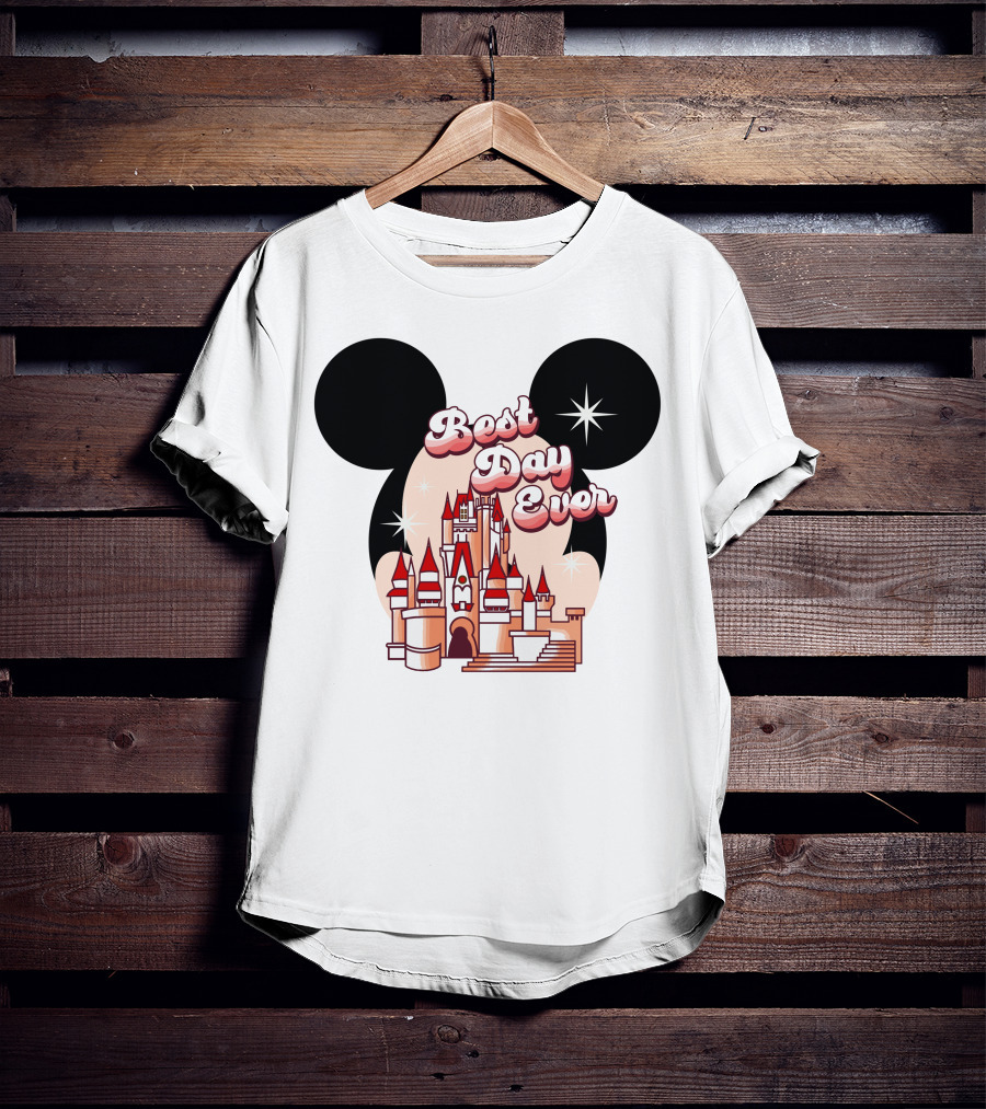 Best Day Ever Mickey Castle T-Shirt
