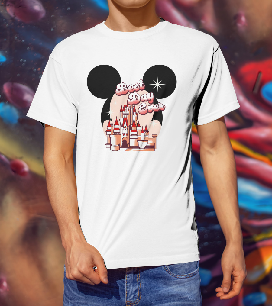 Best Day Ever Mickey Castle T-Shirt