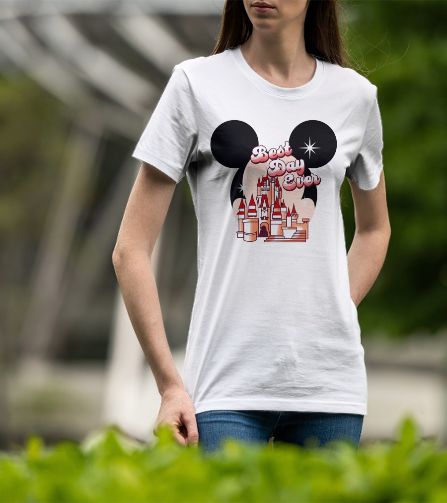 Best Day Ever Mickey Castle T-Shirt