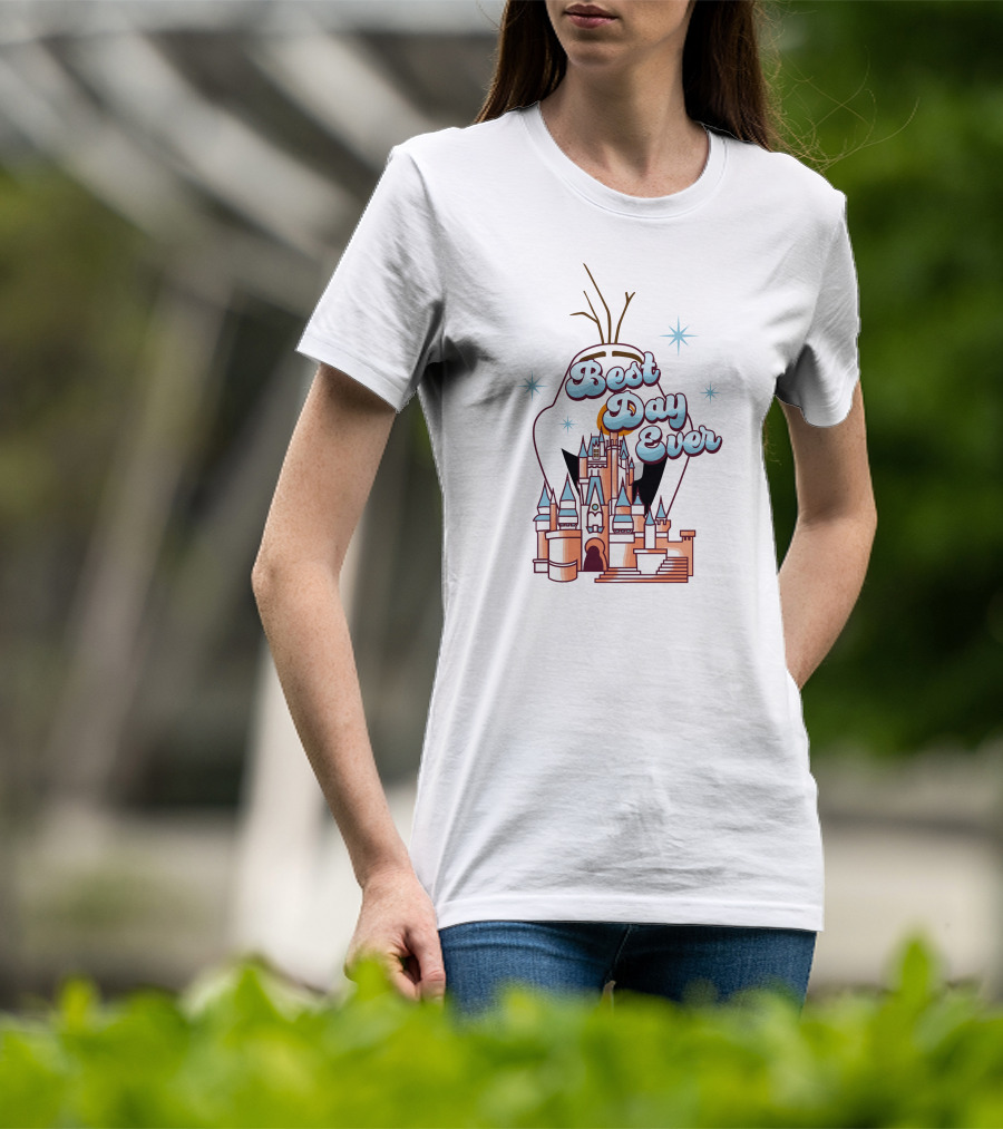 Best Day Ever Olaf Castle T-Shirt