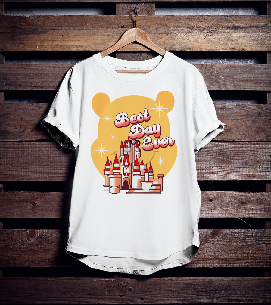 Best Day Ever Pooh Castle T-Shirt