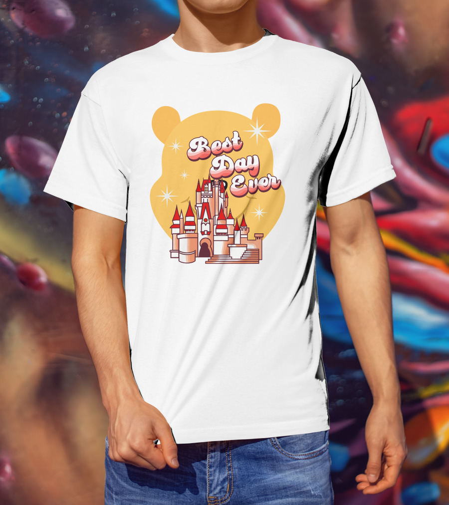 Best Day Ever Pooh Castle T-Shirt