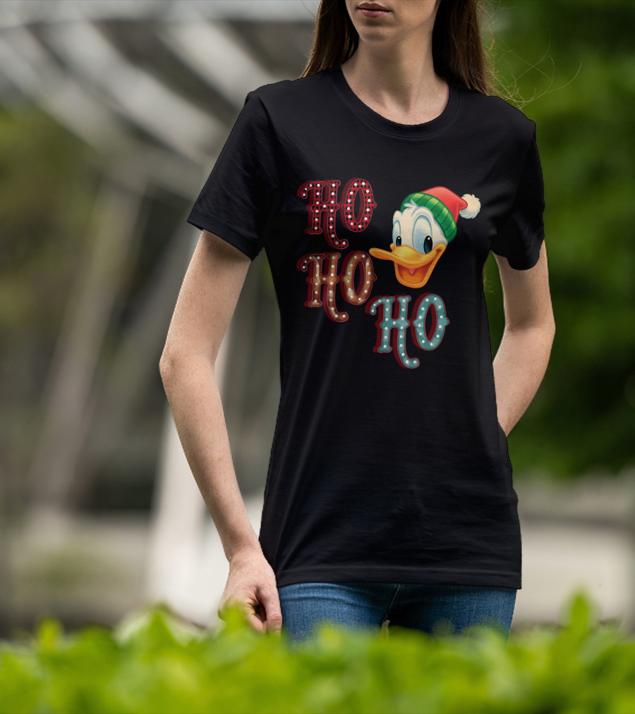 Ho Ho Ho Donald Christmas Hat T-Shirt