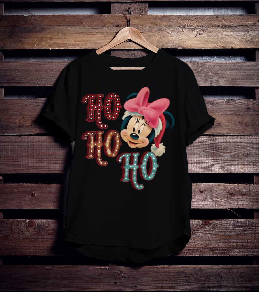 Minnie Mouse Christmas Ho Ho Ho T-Shirt