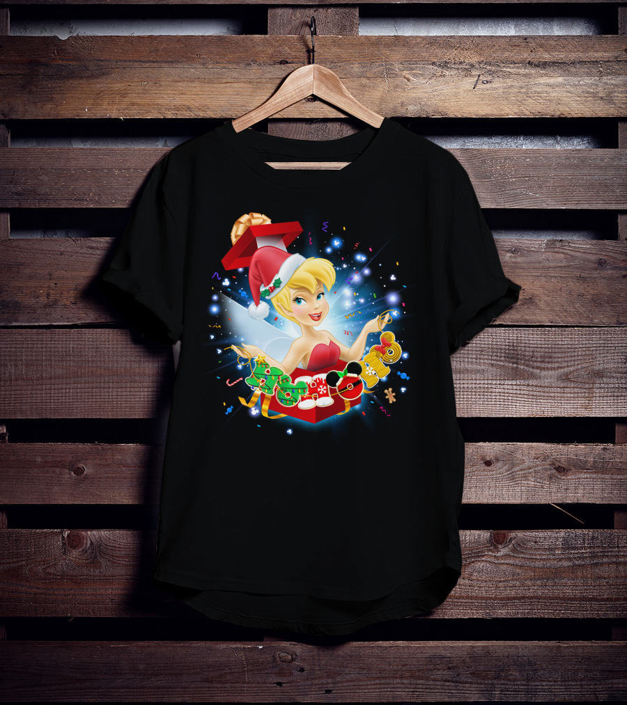 Tinkerbell Christmas Lights Magic T-Shirt