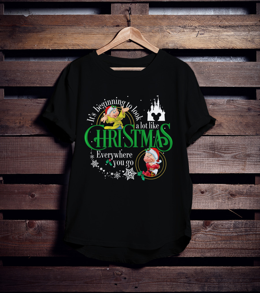 It's Beginning To Look A Lot Like Christmas Everywhere You Go T-Shirt