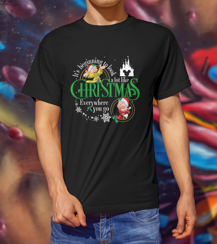 It's Beginning To Look A Lot Like Christmas Everywhere You Go T-Shirt