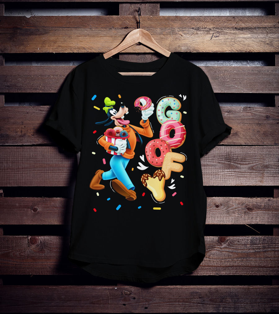 Goofy Donuts Ice Cream Sprinkles Celebration T-Shirt