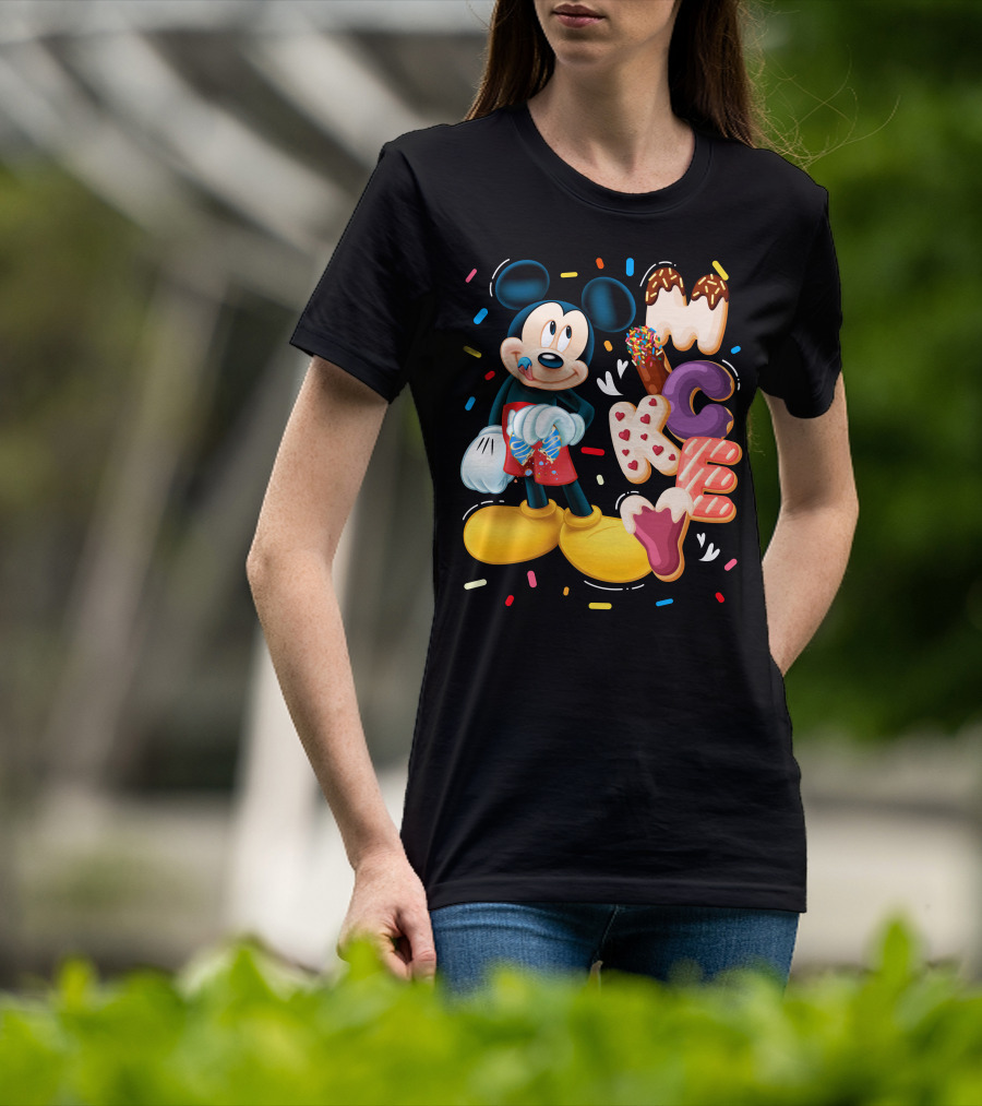 Mickey Mouse Donut Sprinkles T-Shirt