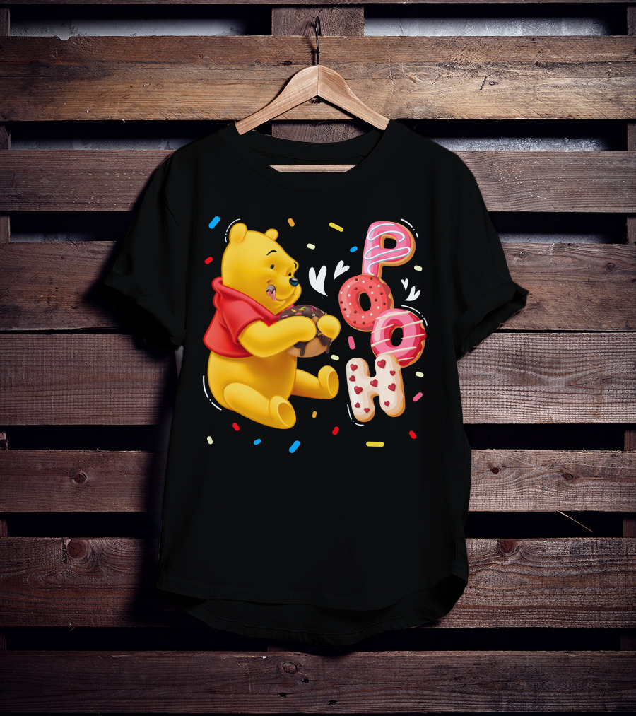 Pooh Donut Delight With Sprinkles T-Shirt