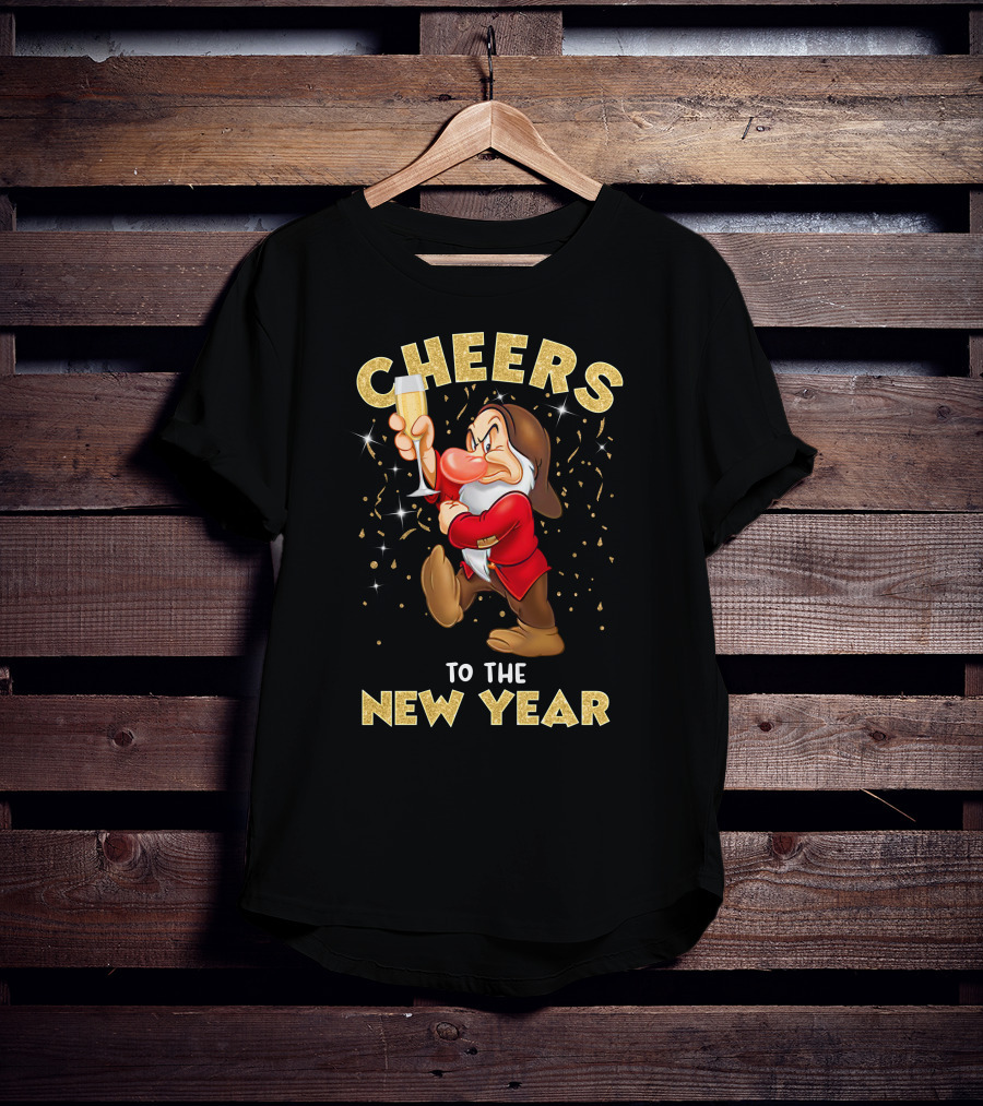 Cheers To The New Year Gr Champagne T-Shirt