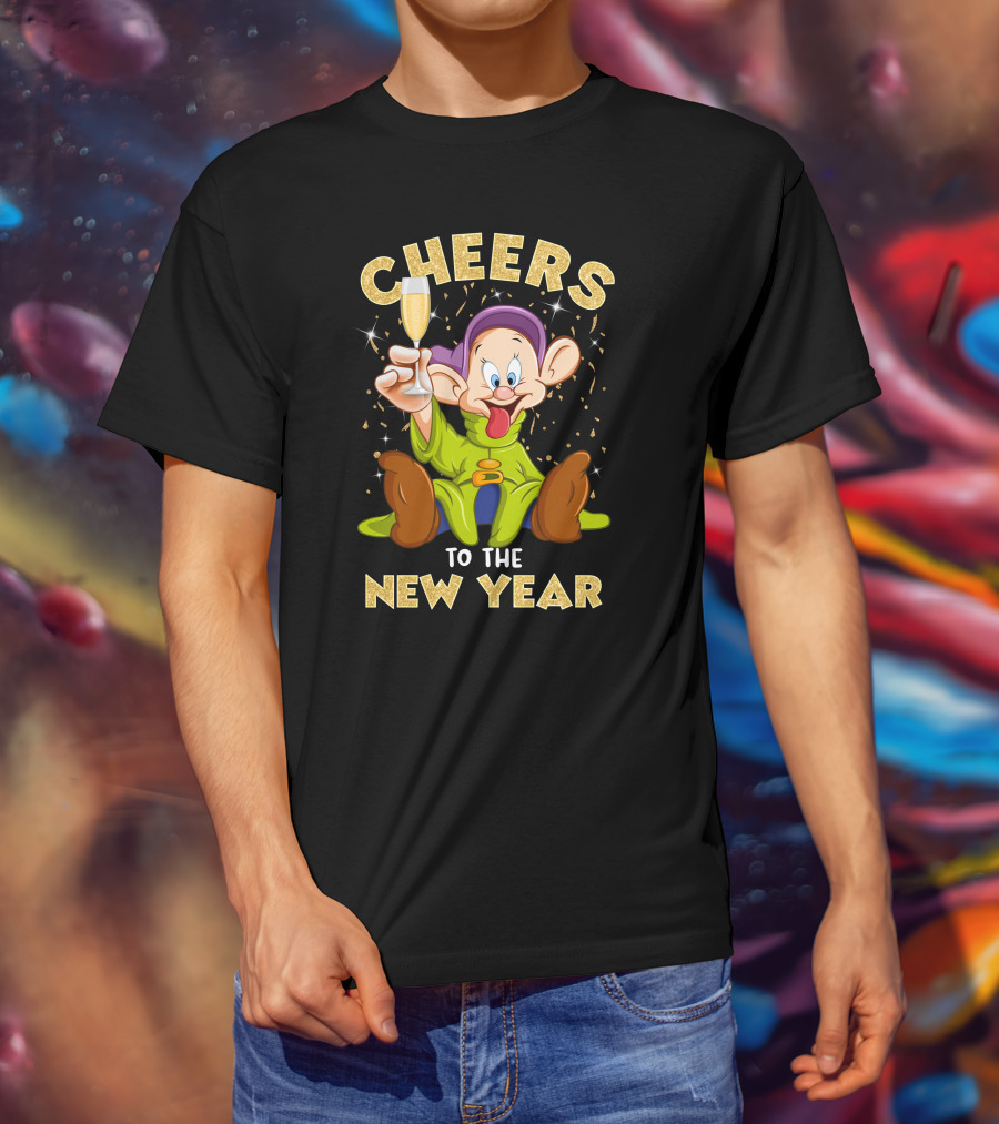Cheers To The New Year Dp Champagne T-Shirt
