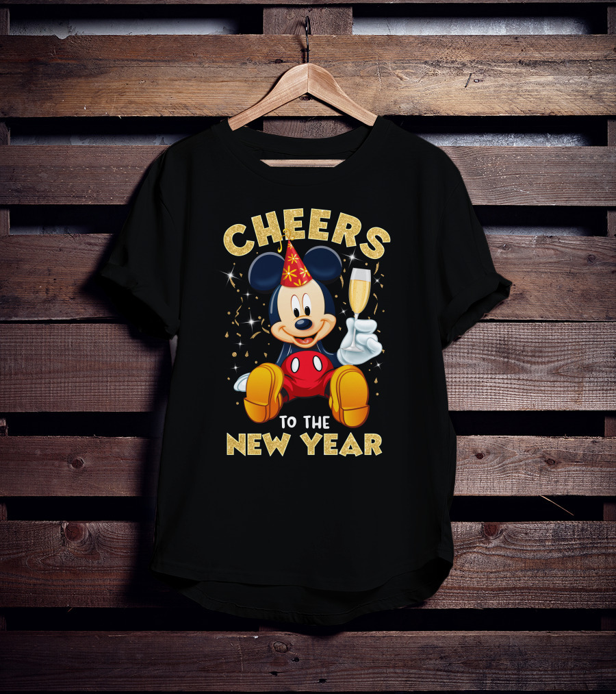 Cheers To The New Year Mk Champagne T-Shirt