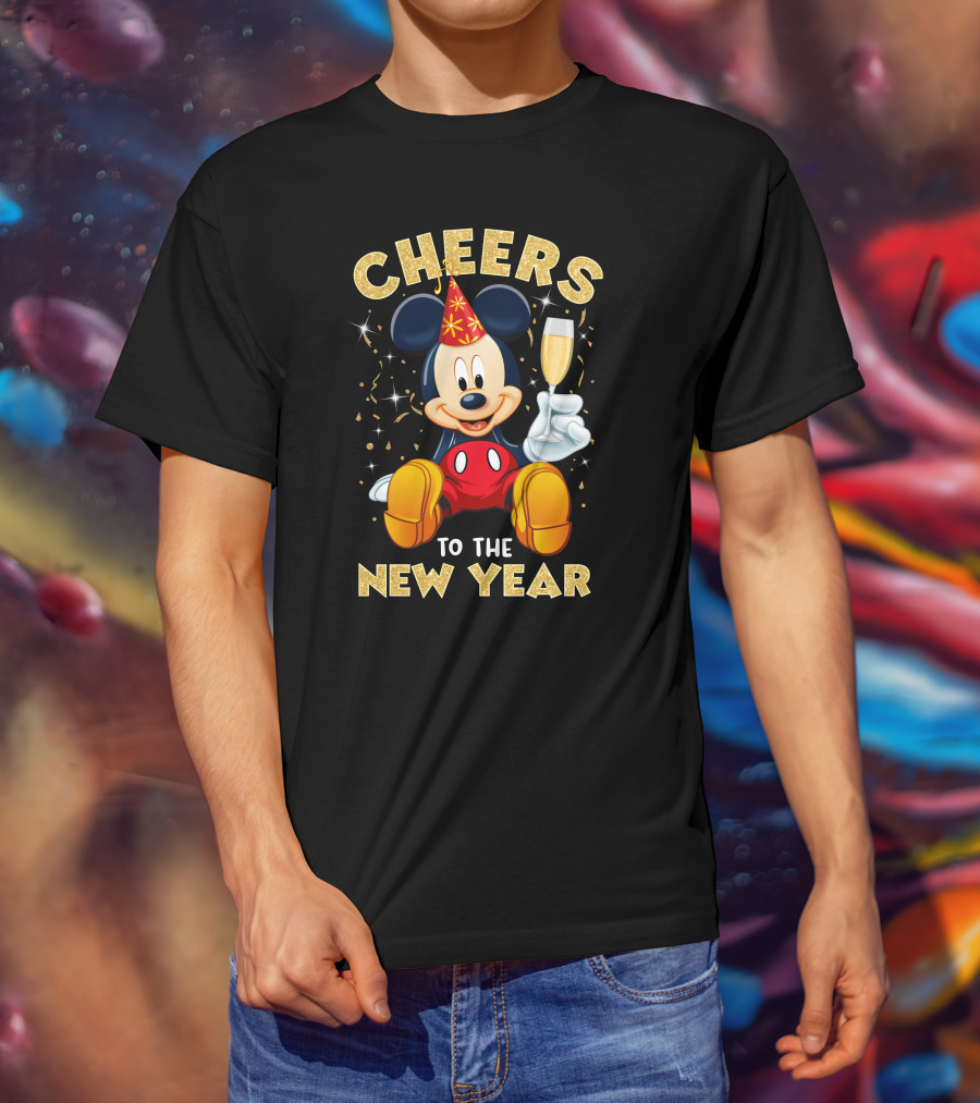 Cheers To The New Year Mk Champagne T-Shirt