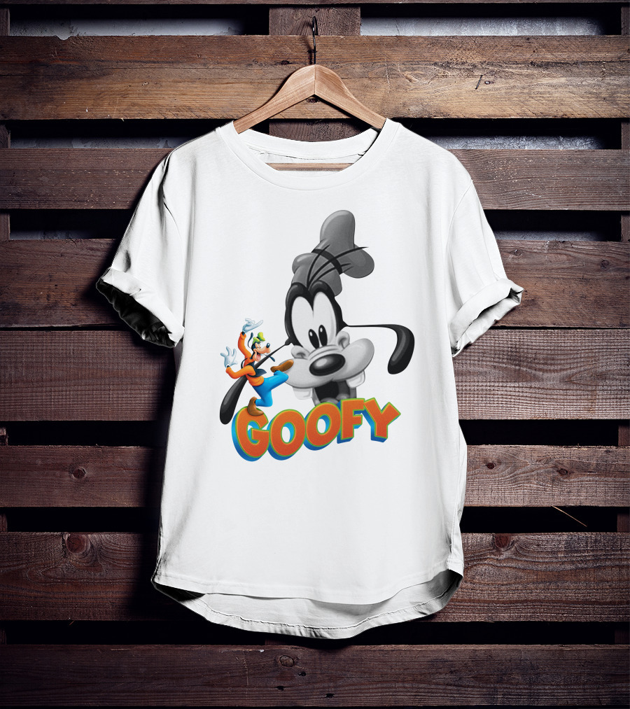 Goofy Disney Character With Classic Animation Style T-Shirt