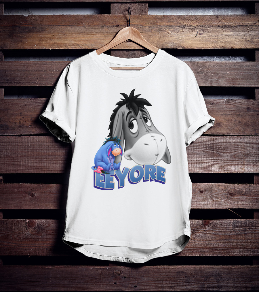 Eeyore Blue And Gray Character Disney T-Shirt