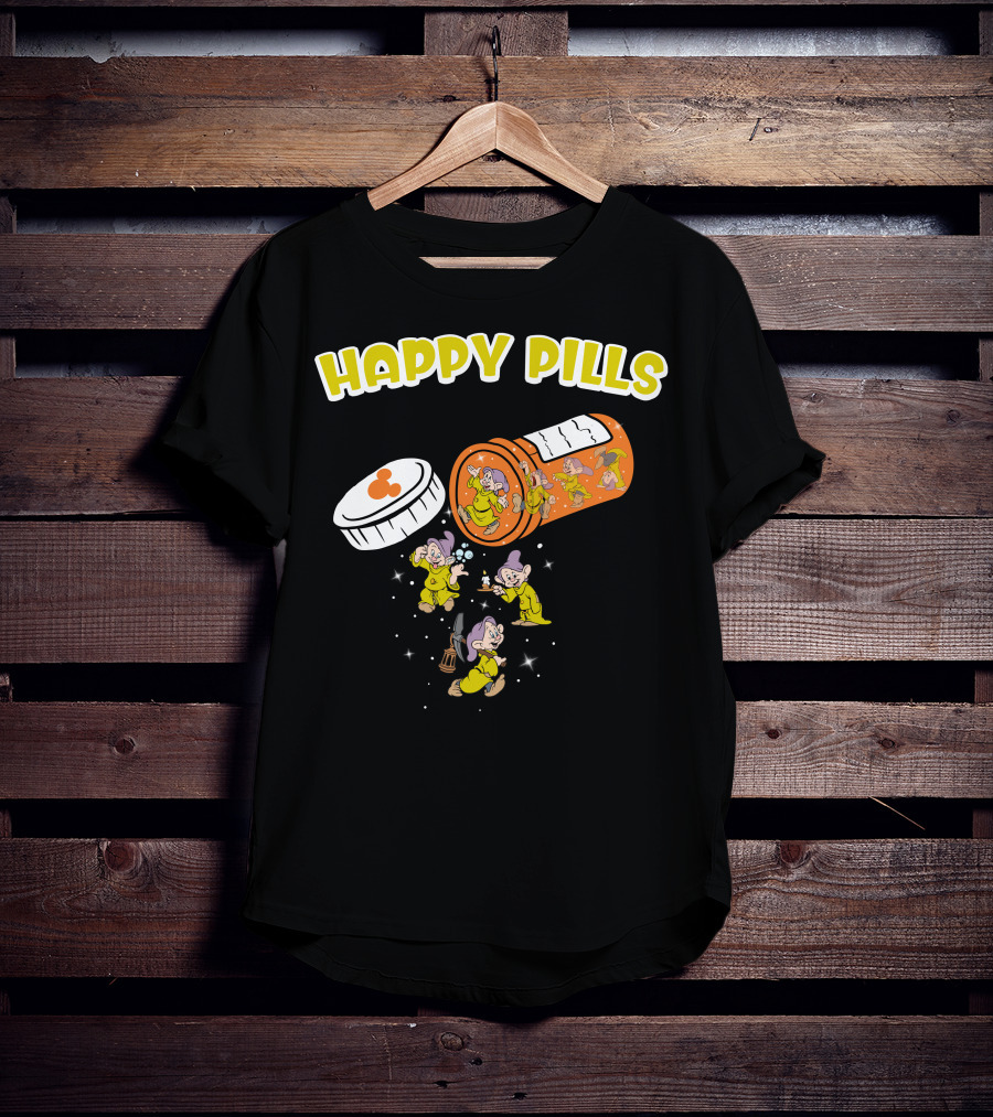 HAPPY PILLS Dopey Dwarf Animation T-Shirt