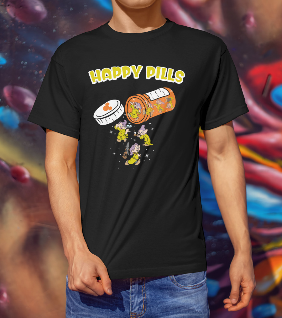 HAPPY PILLS Dopey Dwarf Animation T-Shirt