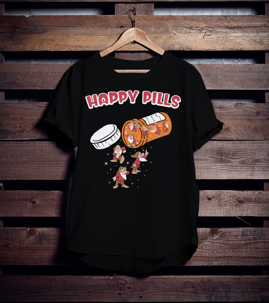 HAPPY PILLS Grumpy Seven Dwarfs T-Shirt
