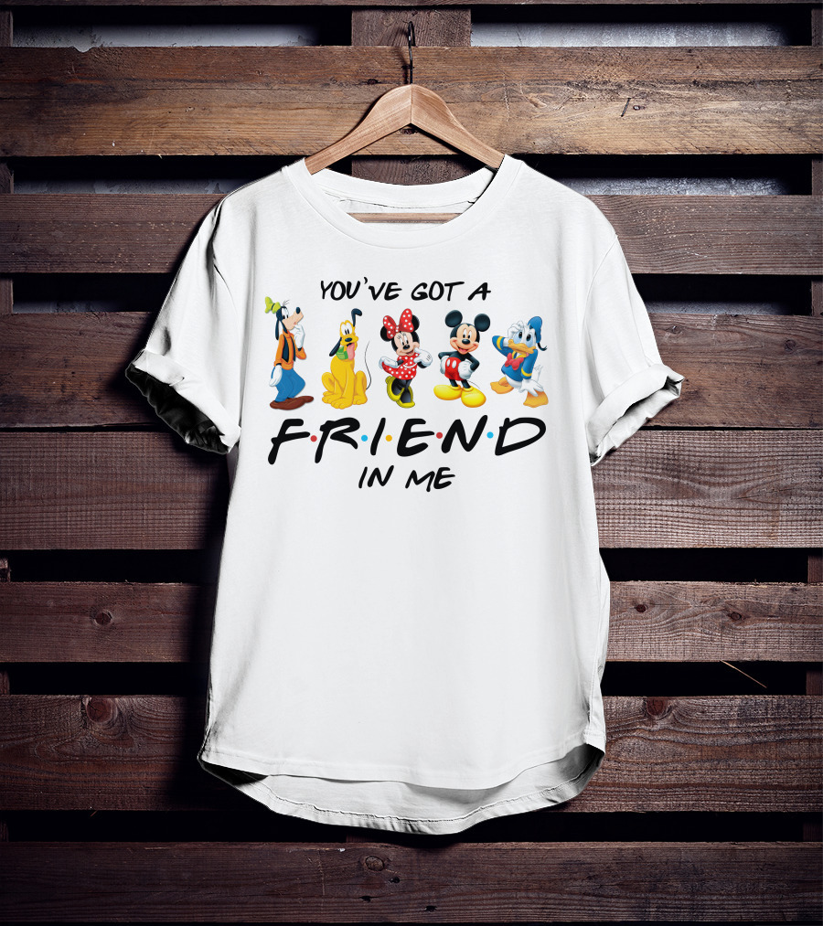 You’ve Got A Friend In Me With Mickey, Minnie, Donald, Goofy, And Pluto T-Shirt