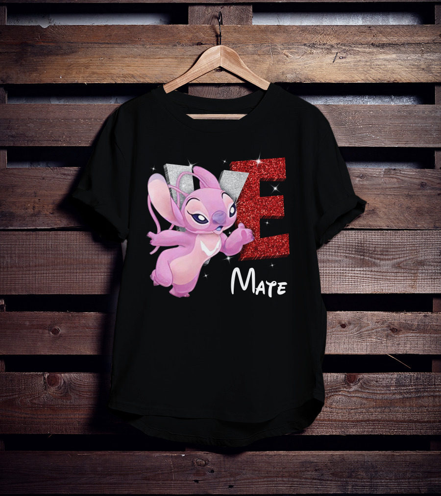 Love Mate Angel Experiment 624 Sparkle T-Shirt
