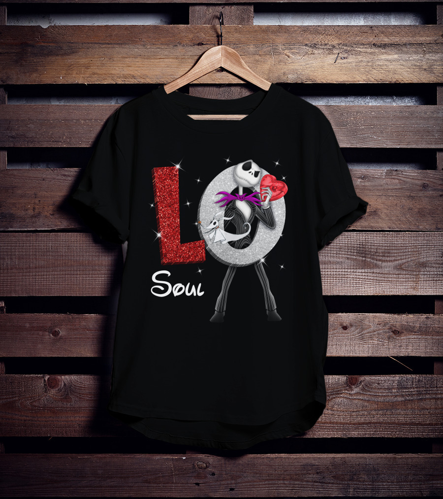 Soul Love Jack Skellington Zero Heart T-Shirt