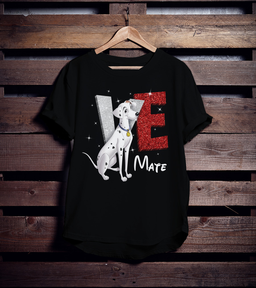 Perdita Love Mate Dalmatian Sparkle T-Shirt