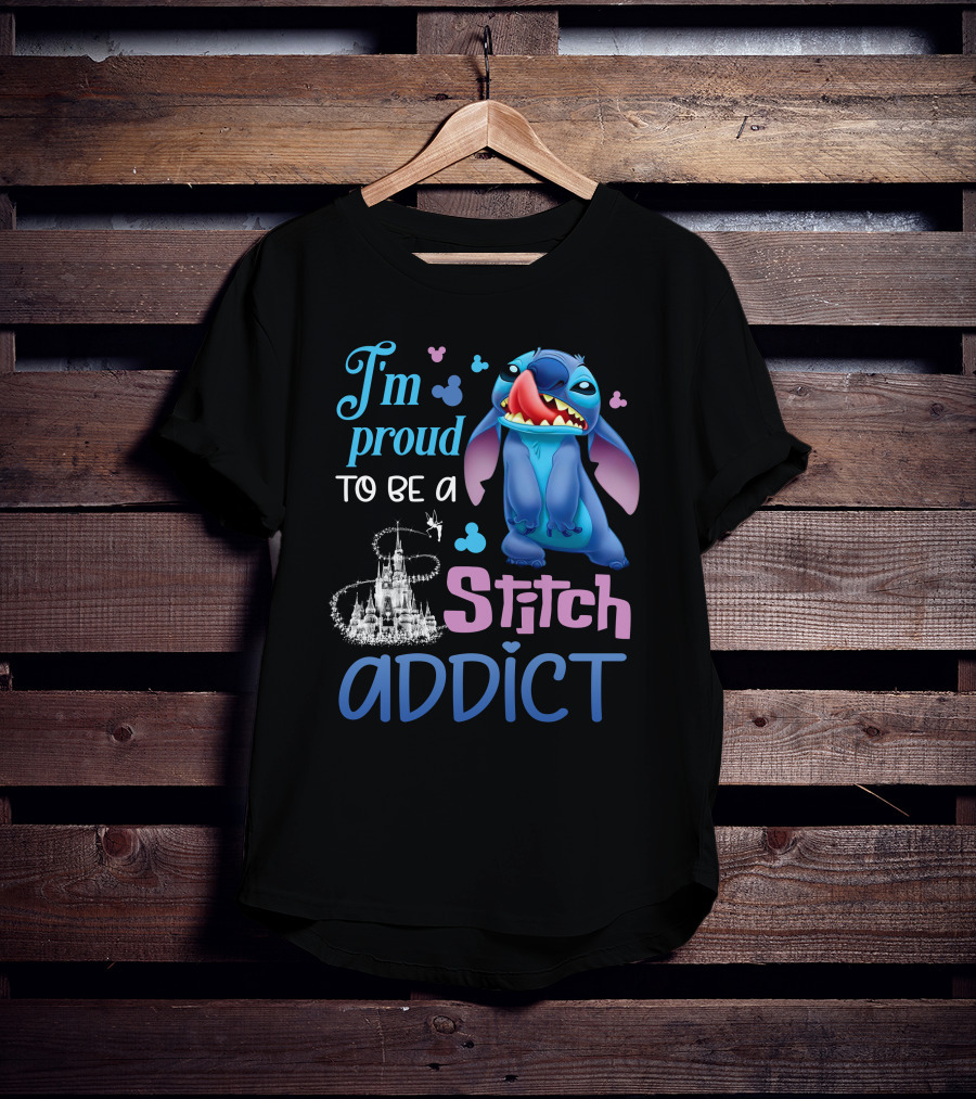 I'm Proud To Be A Stitch Addict T-Shirt