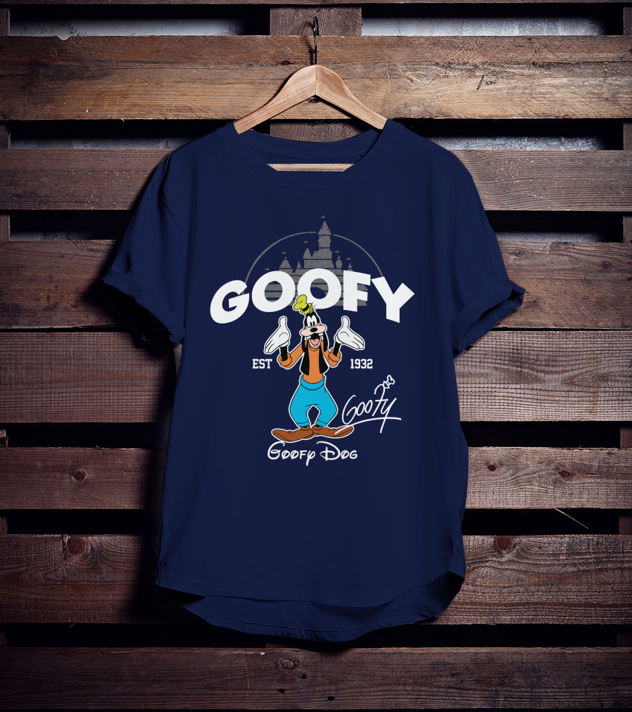 Goofy Est 1932 Goofy Dog Castle T-Shirt