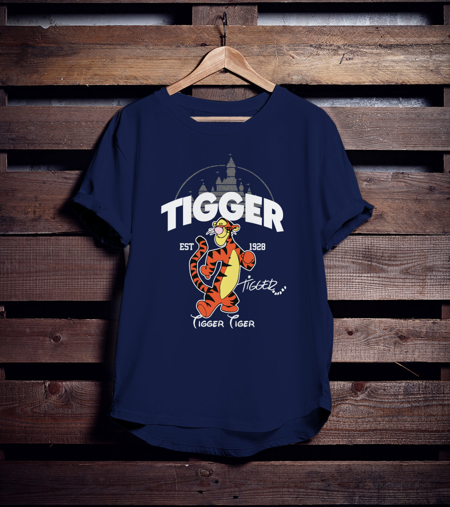 Tigger Tiger Castle Est 1928 T-Shirt
