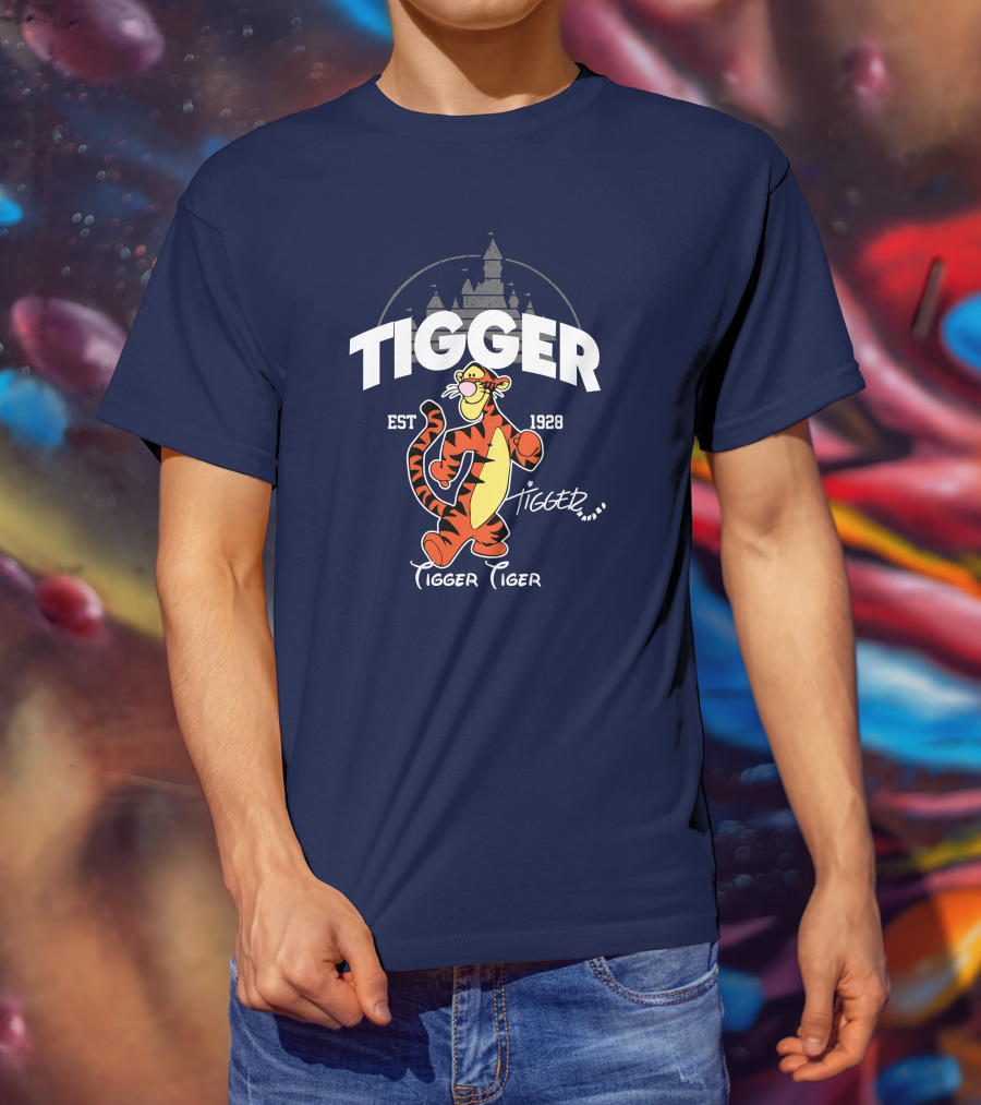 Tigger Tiger Castle Est 1928 T-Shirt