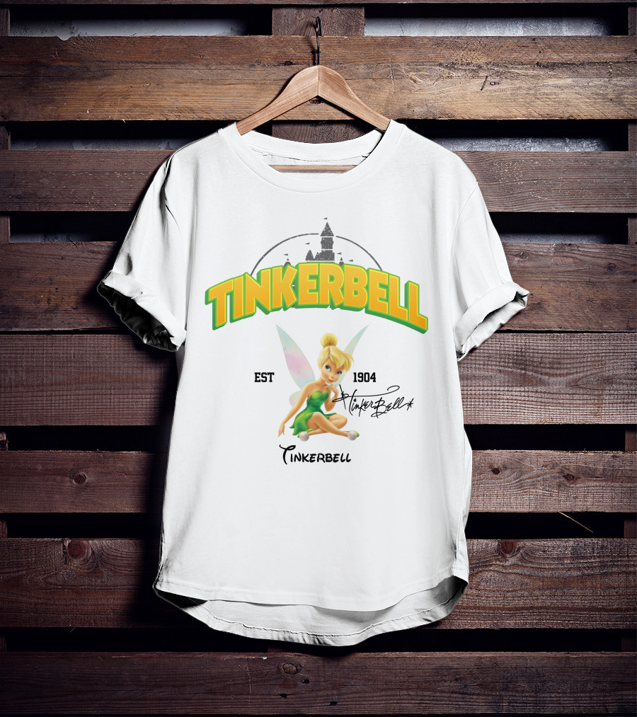 Tinkerbell Est 1904 Castle Wings T-Shirt
