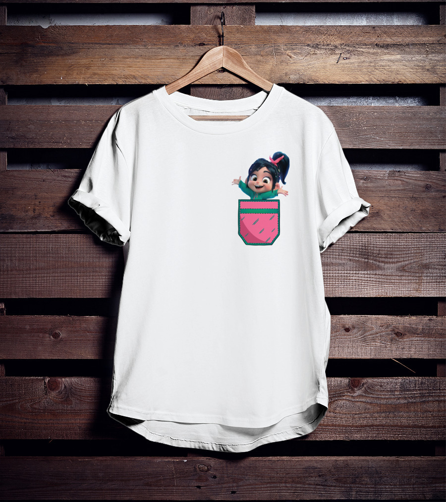 Vanellope Von Schweetz Pocket Character T-Shirt