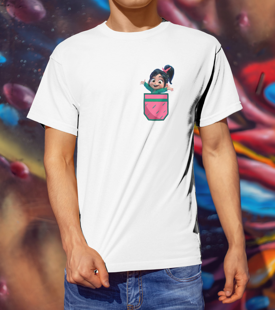 Vanellope Von Schweetz Pocket Character T-Shirt