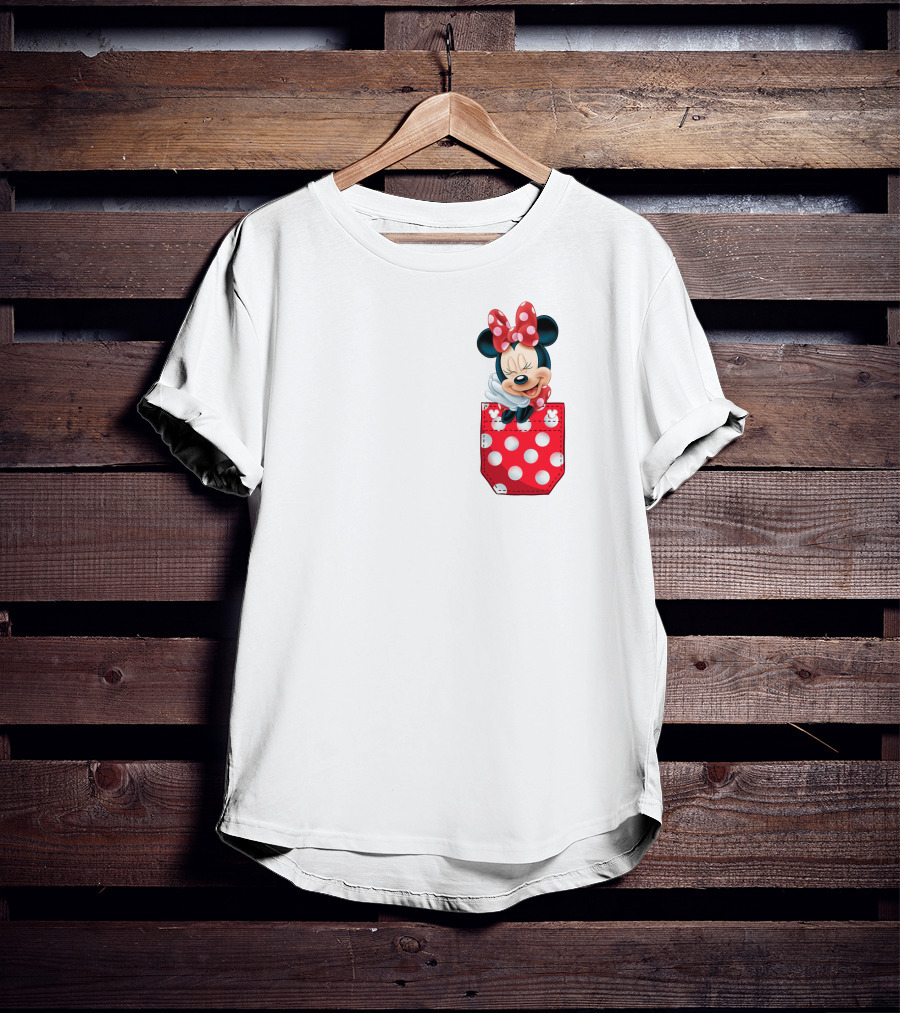 Minnie Mouse Polka Dot Pocket Fun T-Shirt