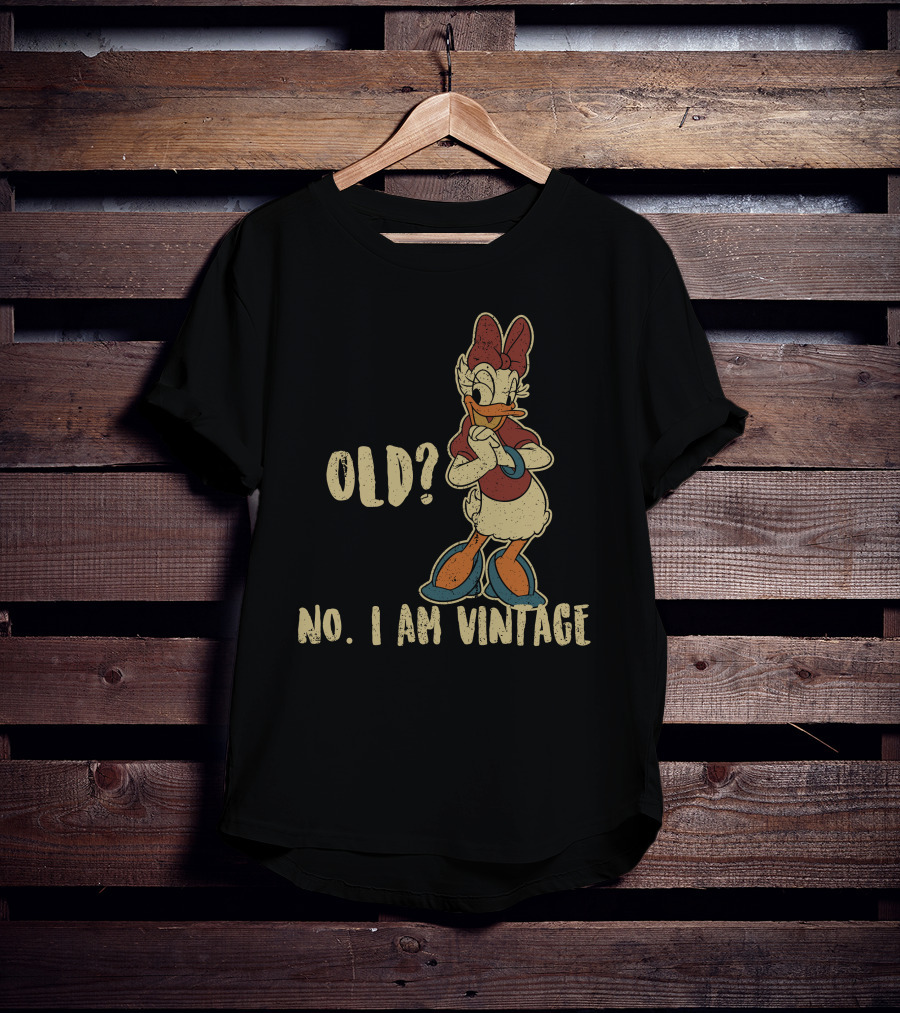 Old? No I Am Vintage Daisy Duck T-Shirt