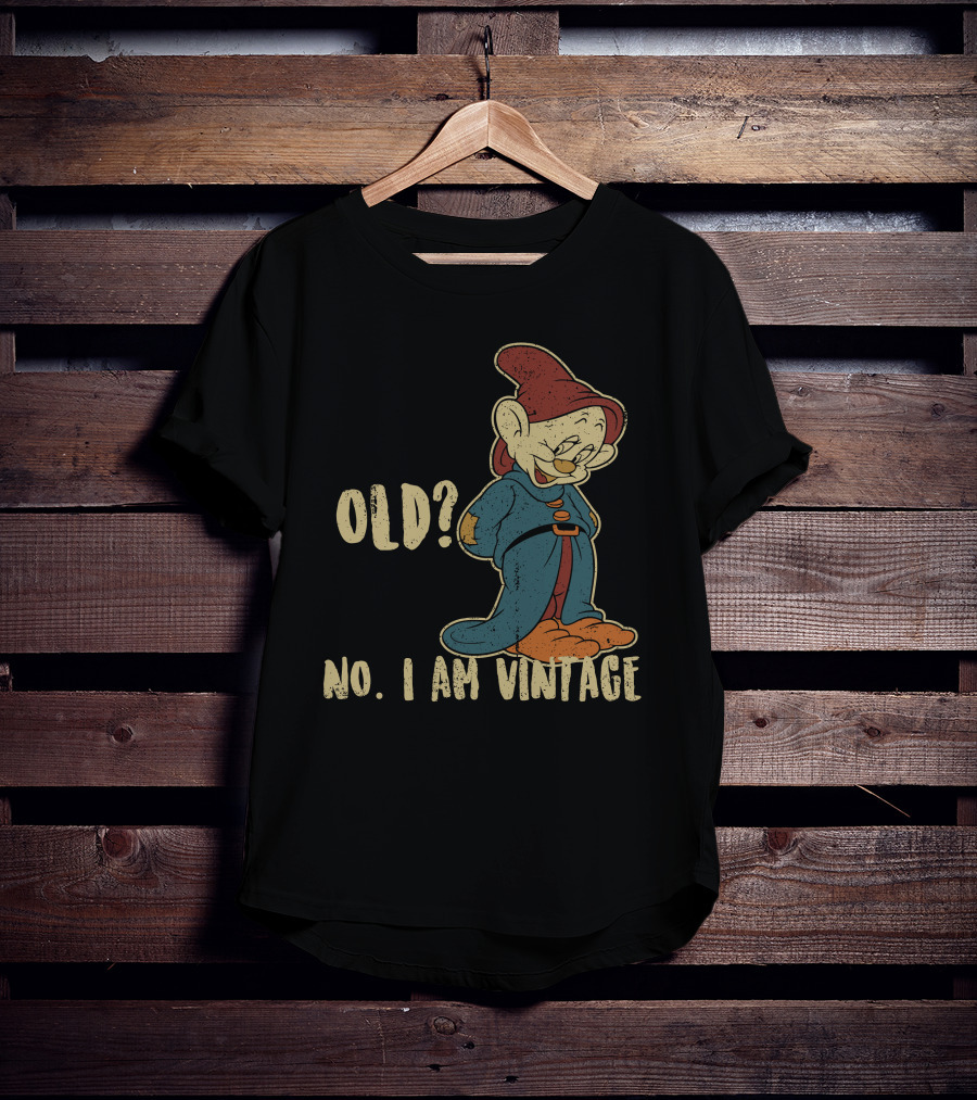 Dopey Old No I Am Vintage T-Shirt