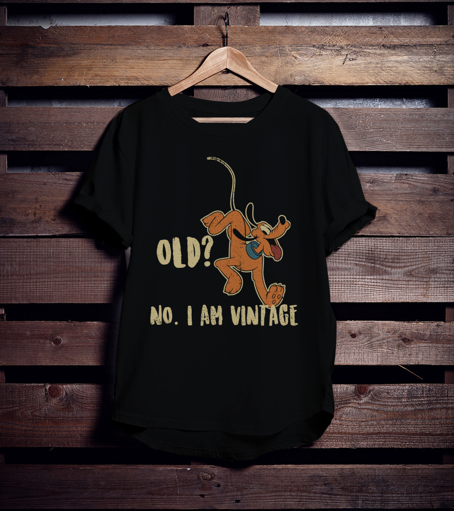 Pluto Old? No I Am Vintage T-Shirt