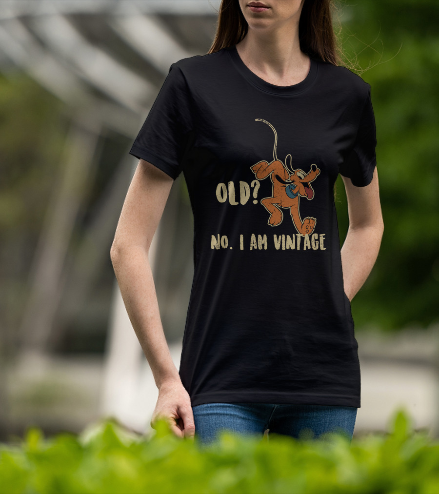 Pluto Old? No I Am Vintage T-Shirt