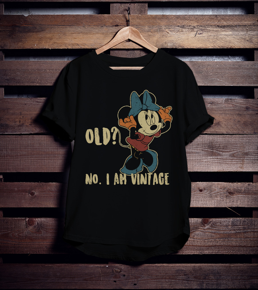Old? No. I Am Vintage Minnie T-Shirt