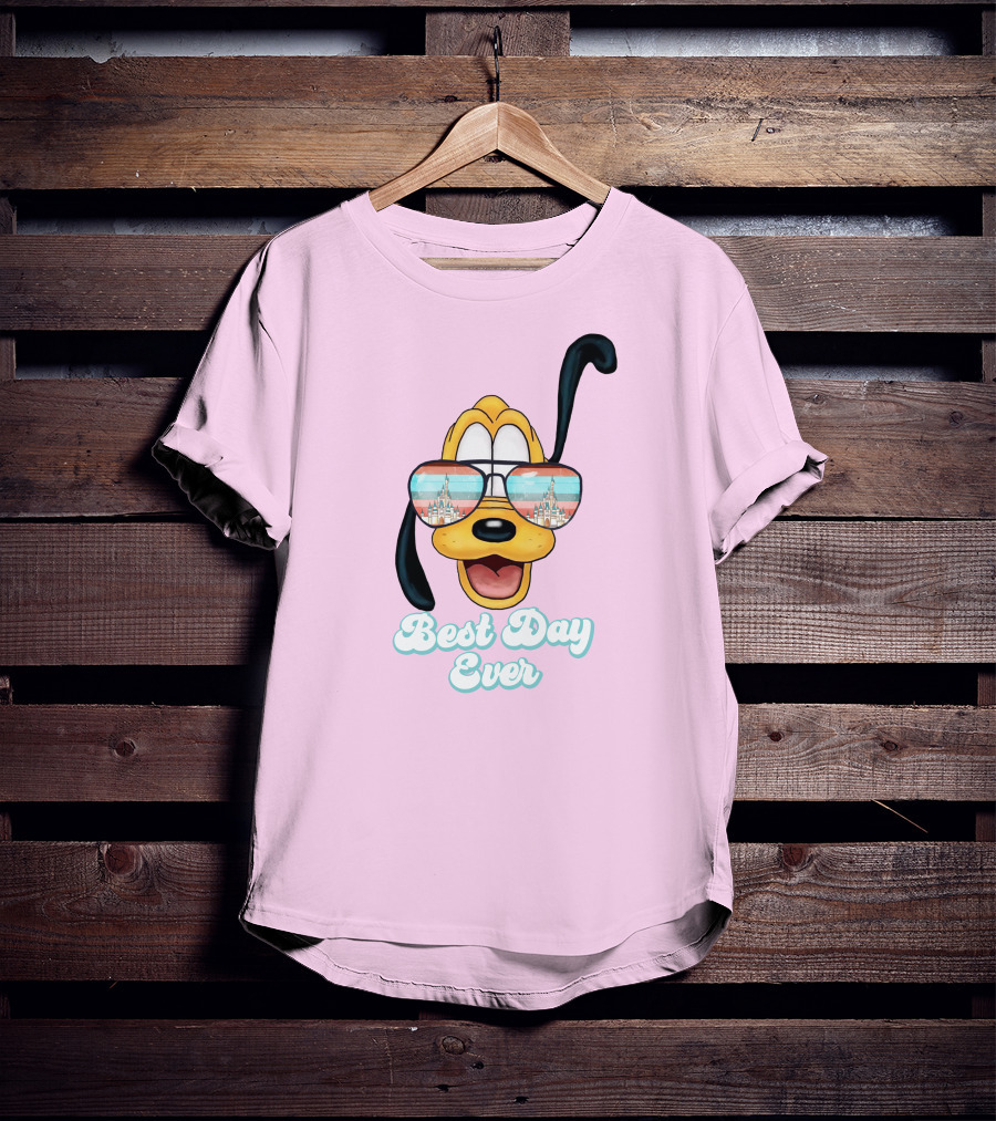 Pluto Sunglasses Best Day Ever T-Shirt