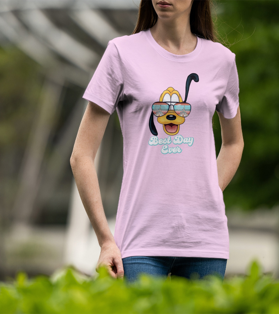 Pluto Sunglasses Best Day Ever T-Shirt