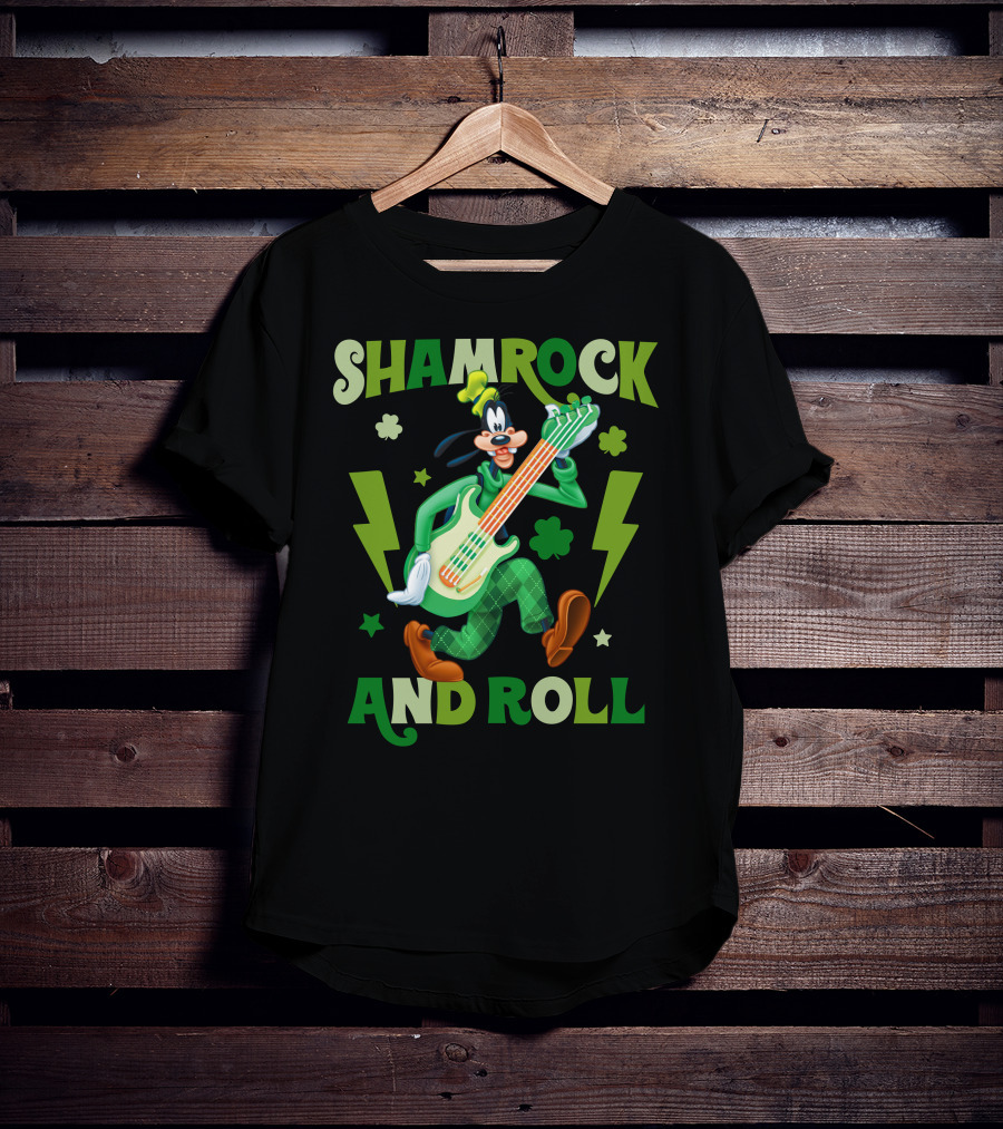 Shamrock And Roll Goofy T-Shirt