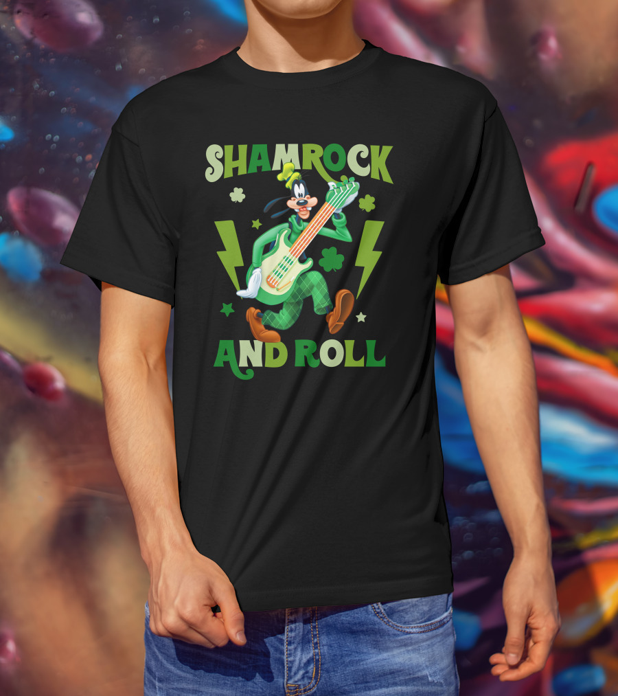 Shamrock And Roll Goofy T-Shirt